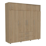 Closet Luque Rta 204 X 200 X 50 Rovere Color Beige