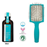 Kit Aceite Argan Light Hidratante Moroccanoil 50ml Cepillo