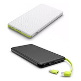 Carregador Portátil Externo Powerbank 10000mah Tipo C Ios V8 Cor Branco