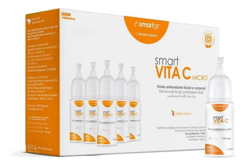 Smart Vita C Antioxidante Cutâneo 05 Frascos De 5ml Smart Gr