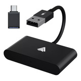 Adaptador Inalámbrico Android Auto Dongle Negro Usb Carplay