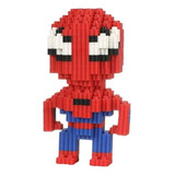 Mini Bloques Tipo Cubos Spiderman Figura 3d Armable
