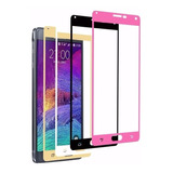 Pantalla Cristal Frontal Samsung Galaxy Note 4 Rosa