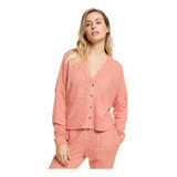 Cardigan Roxy Lazy Day Mujer Ginger Spice