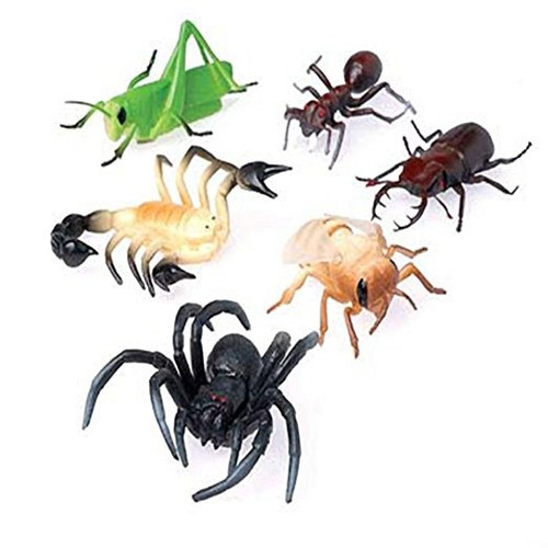 Ee.uu. Toy Surtido De Insecto Del Insecto Realista Figuras D
