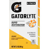 Gatorade Gatorlyte Rapid Hydration - Cx C/ 6 - Laranja