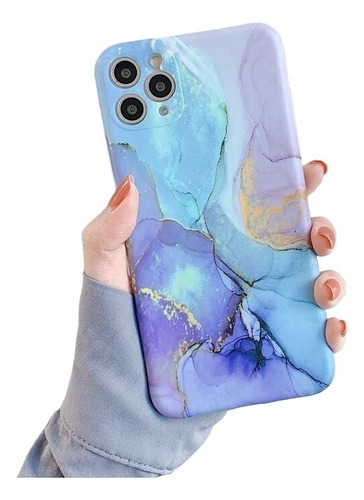 Funda De Teléfono De Mármol De Lujo Para iPhone 11 12 13 Pro