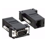 Kit 11 Conector Adaptador Vga Macho Para Rj45 Cabo De Rede