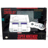 Super Nintendo Na Caixa Completo + 2 Jogos Originais Nes.