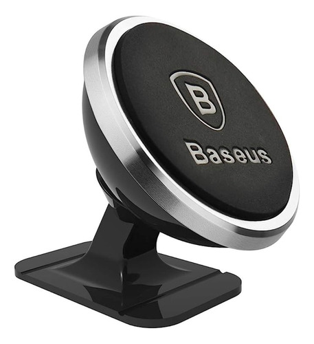 Soporte Baseus Magnético Adhesivo 360º P/automóvil Silver