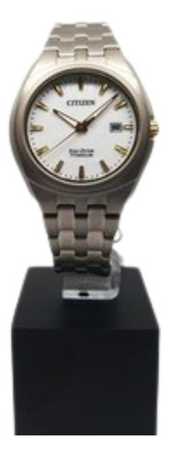 Reloj Citizen Hombre Bm7154-50a Titanium Ecodrive Calendario