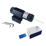 Mira Laser Verde, Trilho 11 E 20mm - Carabina, Airsoft
