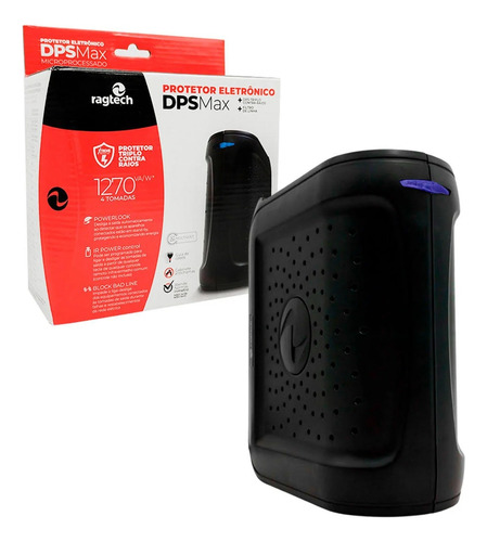 Protetor Eletrônico Digital Dps Ragtech 20dps 4770 Bivolt