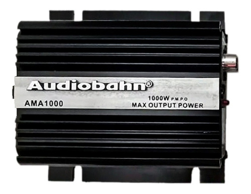 Amplificador Para Moto Audiobahn Ama1000 Color Negro