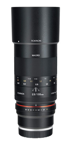 Lente Macro Rokinon 100 Mm F2.8 Ed Umc Para Sony E-mount