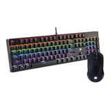 Combo Kit Gamer Teclado Mecanico Y Mouse Hp Gm200