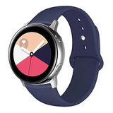 Malla Reloj Silicona Con Hebilla Smart Watch 22mm Gtr Imilab Ancho 22 Mm Color Azul Oscuro