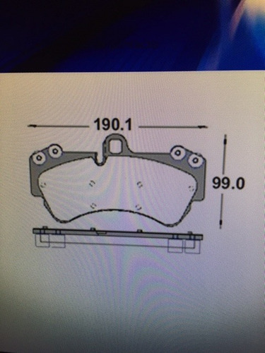 Pastilla Freno Delantera Touareg Audi Q7 A6 Cayenne     7911 Foto 3