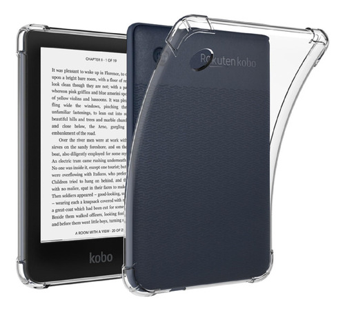 Ltezixal Funda Transparente Para Kobo Clara 2e De 6 Pulgadas