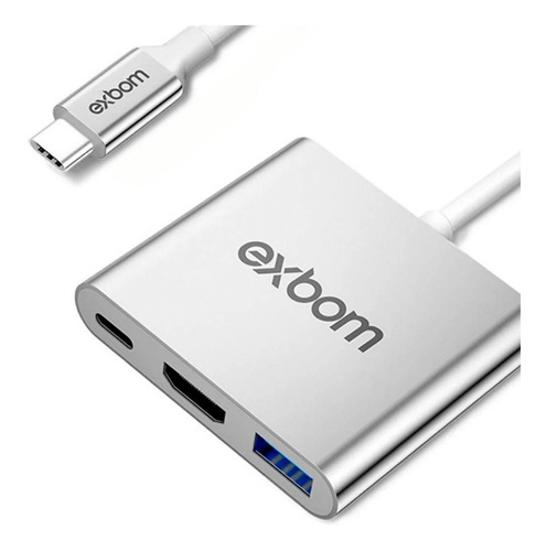 Cabo Conversor Usb 3.0 Tipo-c Para Hdmi  + Alta Definição