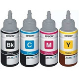 Tinta Epson Original L200 L355 Combo Negro + 3 Colores