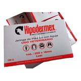  Hipodermex Jeringa De Plastico Con Aguja 1ml /25g X 16mm 