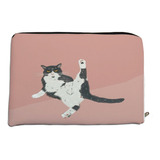 Capa Case Pasta Notebook Em Neoprene Personalizado Gatos