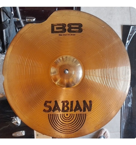 Sabian B 8 Thin  16   2 Mínimas Reparaciones. 