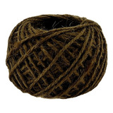 Fio Cordão Barbante Sisal Artesanato Marrom 1.5mm Aprox. 27m