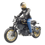 Bruder 63050 Scrambler Ducati Cafe Racer - Motocicleta Con F