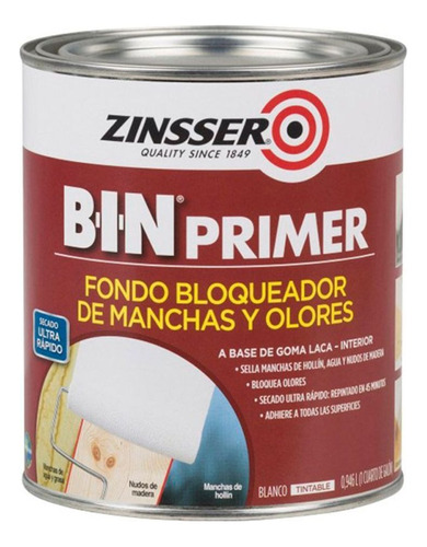 Fundo Bloqueador De Manchas E Odores - Bin Primer Rust Oleum