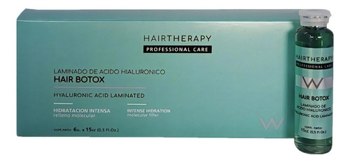 Hair Therapy Hair Botox Ampollas 15 Ml X 6 Und Hidratante