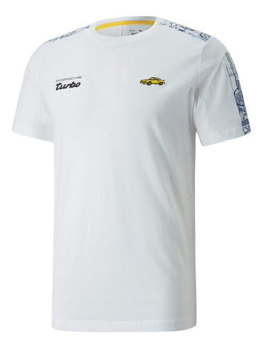 Camisa Puma Pl Mt7 Tee Hombre-blanco