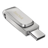 Pendrive Usb Y Tipo C Sandisk Ultra Luxe Dual Drive 256gb