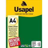 Papel Desenho A4 180g 50fls Verde Colorset Usapel