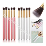 Set 5 Brochas Kabuki Maquillaje Difuminar Ojos Profesional