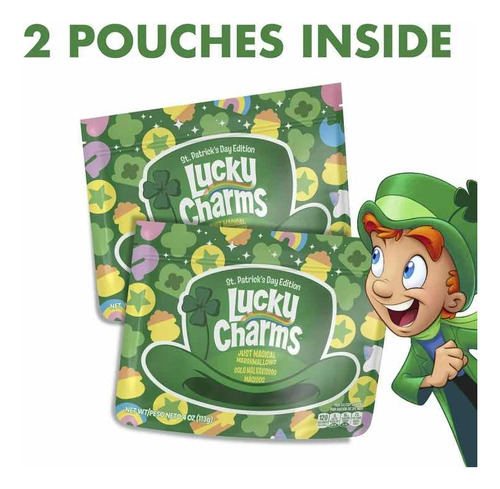 Bombones Lucky Charms 2 Bolsas De 113 Gr Cada Uno Malvavisco