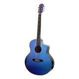 La Sevillana Ga-321ceq Cmn Guitarra Electroacústica Grand Color Chamaleon Orientación De La Mano Diestro