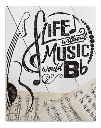 La Vida Sin Música Sería Sostenido B  Impresión De A...
