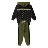 Conjunto Moletom Infantil Menino Inverno Touca Boys For Boys