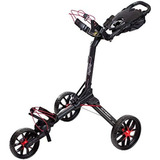 Bagboy Nitron Golf Push Cart, Black/red