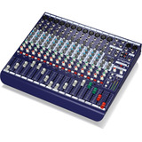 Mesa De Som 16 Canais Analógico Dm16 Midas Usb Mixer Igreja