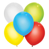 Globos Led Luminosos Colores Rgb Pack X5 Unidades Aire Helio