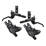 Set Frenos D Disco Hidráulicos Shimano Deore Br M6100 Resina