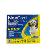 Comprimido Antiparasitário Para Pulga Carrapato Vermes Sarnas Boeringer Ingelhein Nexgard Antipulgas Spectra Para Cão De 3.6kg A 7.5kg