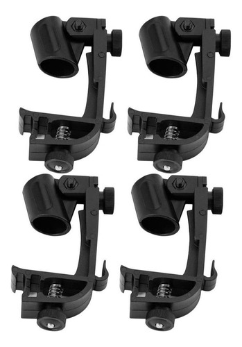 4x Anti Shake Ajustable Clip Montaje En Tambor Clamp Holder