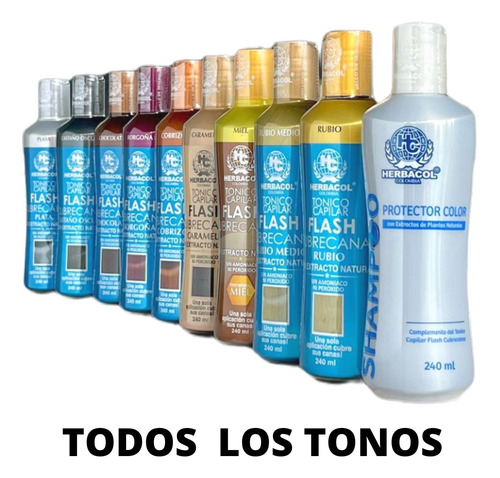 Cubrecanas Tonico Y Shampoo Col - mL a $119