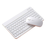 . Bluetooth 10 Teclado Ratón Peine Set Recargable Para .