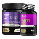 Creatina 250g Creapure + Anti-ox Antioxidante 120 Cap Growth