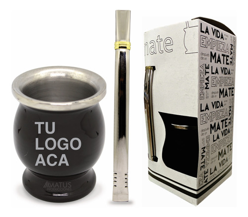 Mate Acero Inoxidable Personalizado Regalo Original